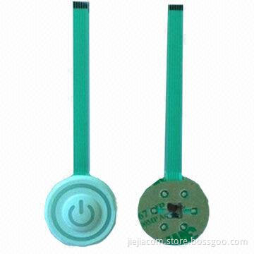 One Button Control Switch with LED, Rubber On/Off Membrane Switches, Rubber Keypads